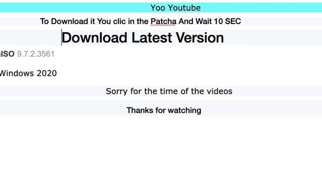 Download Latest Version UltraISO9 7 2 3561 For Windows 2020 смотреть онлайн