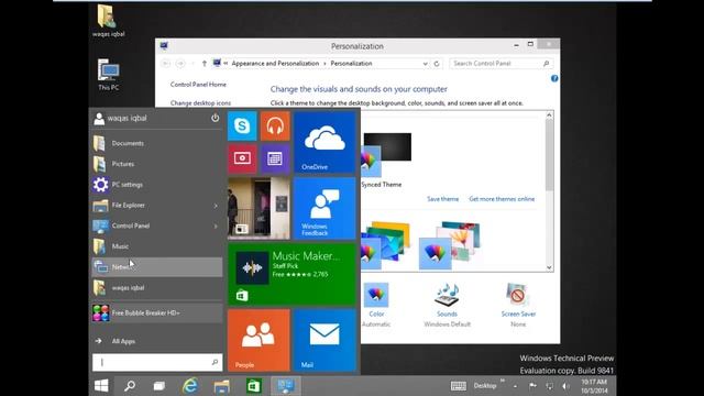 Windows 10 - How to Add Control Panel in Start Menu смотреть онлайн