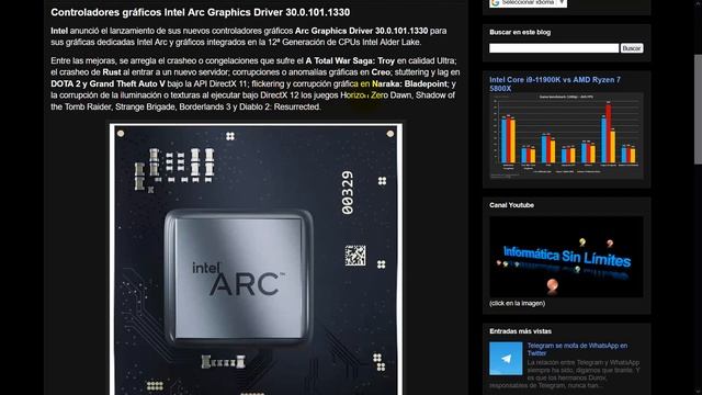 Controladores gráficos Intel Arc Graphics Driver 30.0.101.1330 смотреть онлайн
