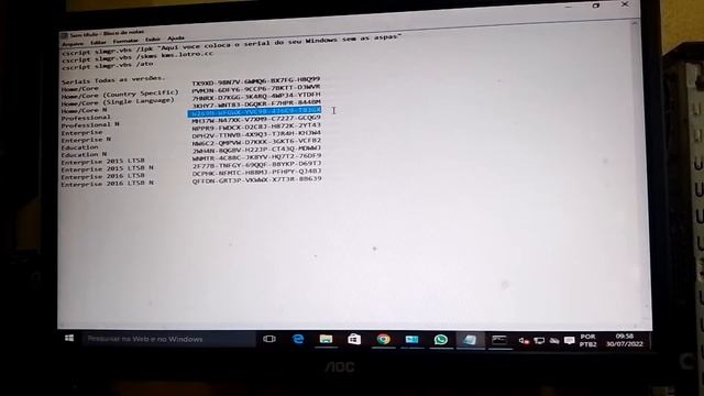 Ativado windows pelo prompt de comando, sem sem programa 2022 comandos na descrição смотреть онлайн