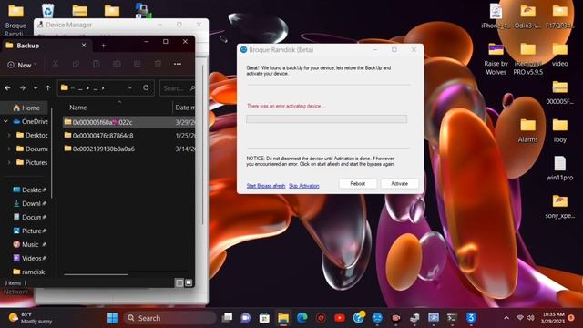 broque Ramdisk tool fix The directory is not empty on activation Passcode/ bypassing смотреть онлайн