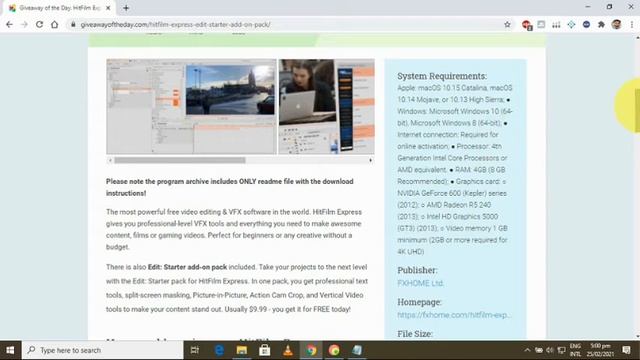 Free Softwear HitFilm Express (Win&Mac) + Edit: Starter add-on pack | Free Download| Giveaway смотреть онлайн