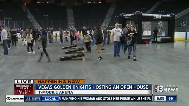 Open house lets Golden Knights fans preview their seats смотреть онлайн