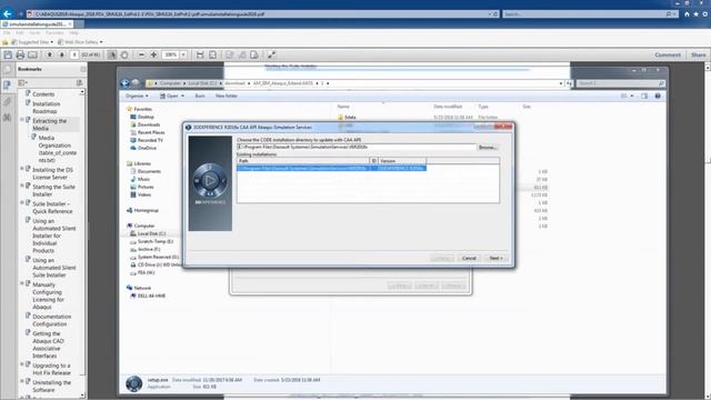 ABAQUS 2018 install process смотреть онлайн