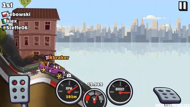 Hill Climb Racing 2 - Super Diesel 4x4 New Rare Paint Android GamePlay 2017 смотреть онлайн