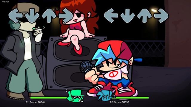 Friday Night Funkin' Multiplayer 3.2 - VS. Garcello Full Week смотреть онлайн