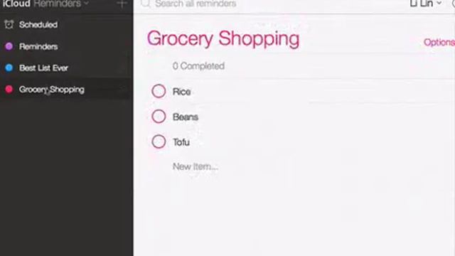 iCloud Reminders смотреть онлайн