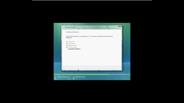 WindowsVistaInstallation(VMWare) смотреть онлайн