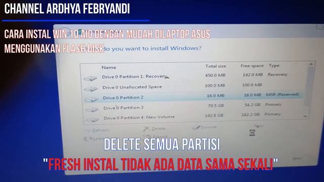 HOW TO INSTAL WIN 10 AIO ON NOTEBOOK ASUS WITH FLASH DISK | CARA INSTAL WIN 10 AIO смотреть онлайн