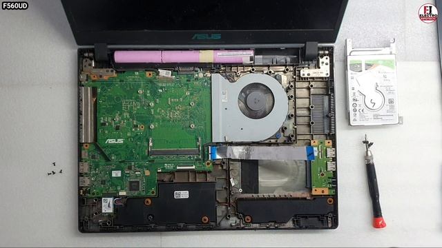 How To Replace HDD ASUS Gaming F560UD / Disassembly And Assembly смотреть онлайн