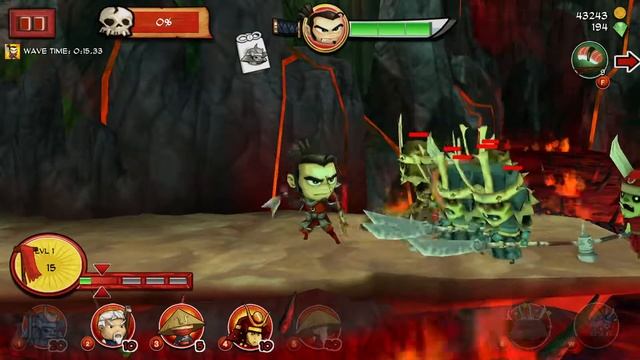 Samurai Vs. Zombies Defense Walkthrough - Waves 61 - 70 смотреть онлайн