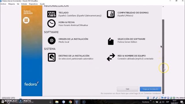 Instalar Fedora Server 26 en màquina virtual смотреть онлайн