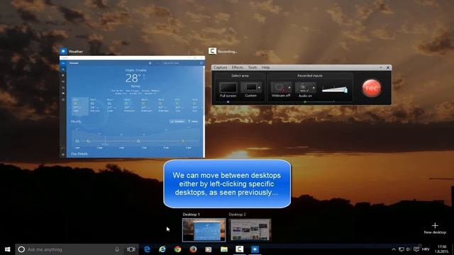 Getting to know Windows 10 - Task View and Virtual Desktops смотреть онлайн