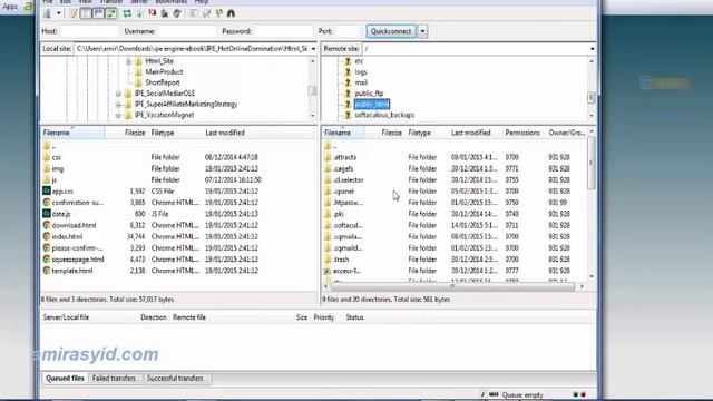 Cara pindah file menggunakan filezilla ke cpanel смотреть онлайн