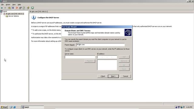 Configuration of DHCP in Server 2003 by TECHINICAL Desire Tree смотреть онлайн