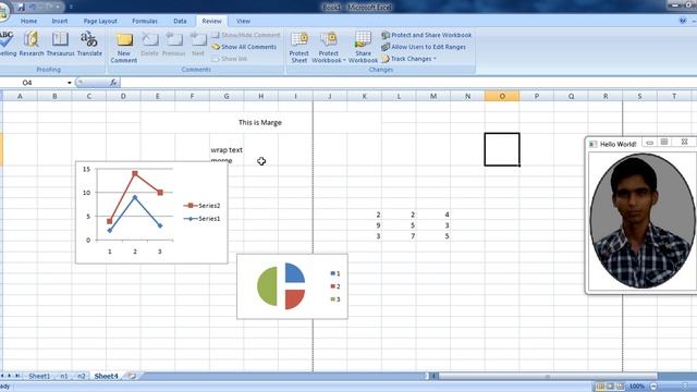 Microsoft Office 2007 Excel 5 Data, Review &View смотреть онлайн