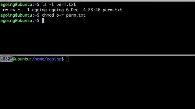 Linux - Permission 2 : chmod смотреть онлайн