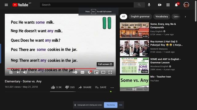 5Jauzi Learn grammar item "Some/Any/A/An" 20210707 смотреть онлайн