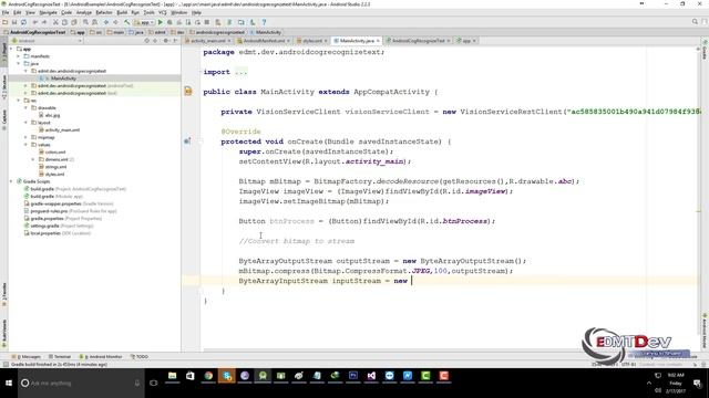 Android Studio Tutorial - Text Recognition using Microsoft Cognitive Services смотреть онлайн