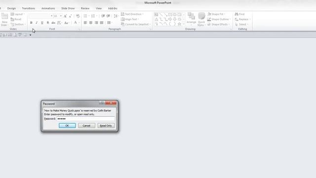 Microsoft PowerPoint 2010 Video 53 Protecting the Presentation смотреть онлайн
