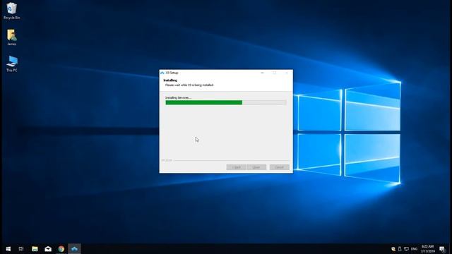 LiveBACKUP - install a backup agent on my Windows 10. смотреть онлайн