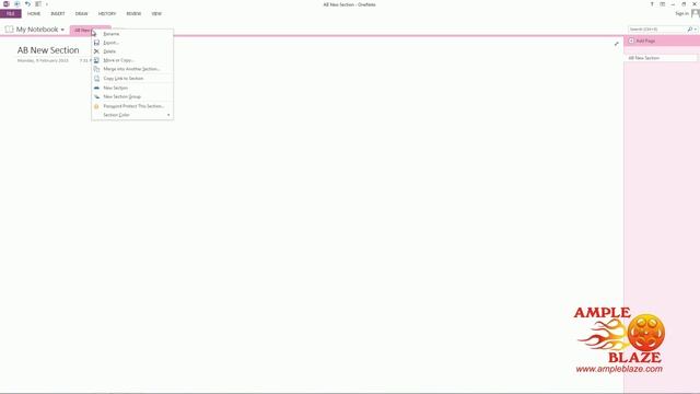 How to Delete a Section Using Microsoft OneNote 2013 смотреть онлайн