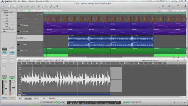 Kavinsky - Nightcall (Logic Pro Cover) смотреть онлайн