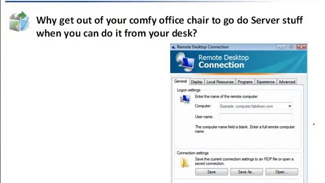 Setting Up Remote Desktop on Your Personal Vista Client HIGH Windows Server смотреть онлайн