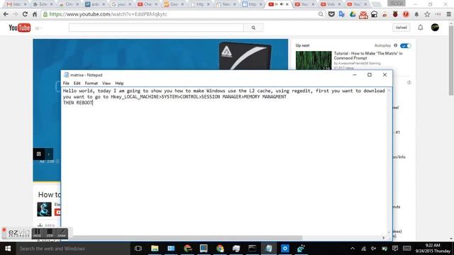 How to make Windows use L2 cache смотреть онлайн