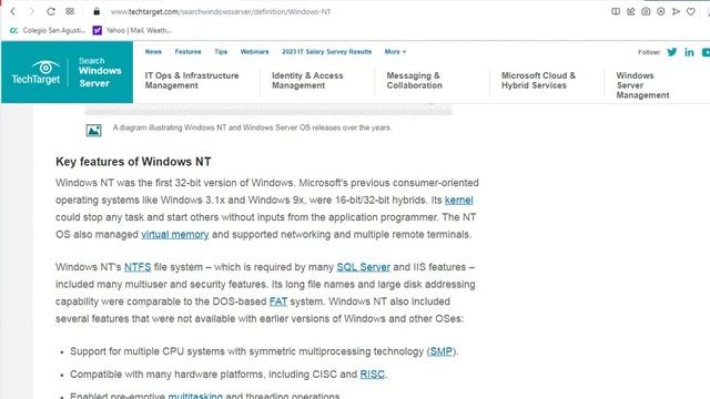 What are the key features of Microsoft Windows NT? смотреть онлайн