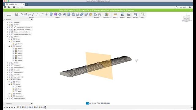Design your own train car in Fusion 360 for 3D-printing - Part 6 of 7 смотреть онлайн