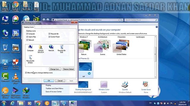 HOW TO SHOW DESKTOP ICONS IN WINDOW 7 | TUTORIALS 2019 смотреть онлайн
