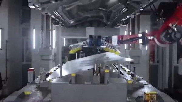 tesla giga press insane machine in action
