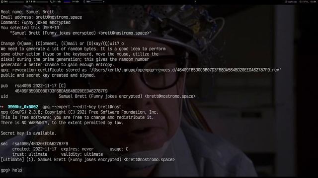 Create PGP Keys смотреть онлайн