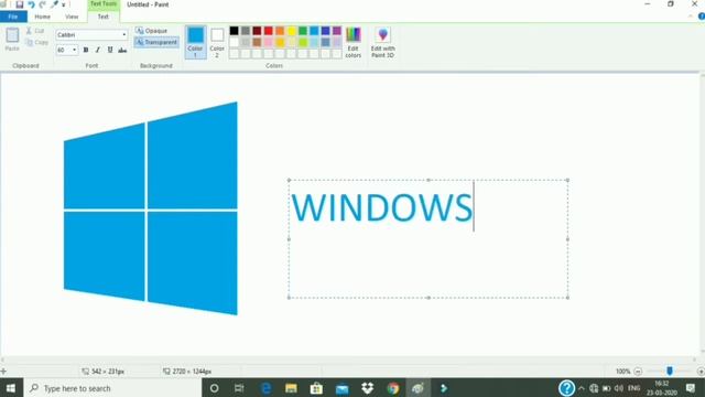 How to make Windows 8 logo in MS paint || very simple || смотреть онлайн