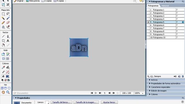 17 Gif animado [CURSO MULTIMEDIA MACROMEDIA FIREWORKS 8] смотреть онлайн
