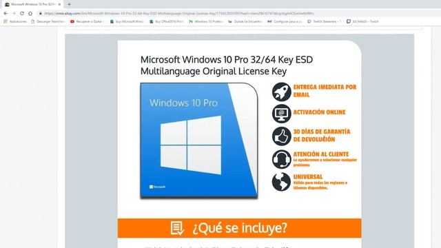 Obtener licencia windows 10 pro ORIGINAL a un bajo costo смотреть онлайн