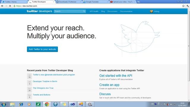 simple app using twitter API with C# Visual studio 2010.avi смотреть онлайн