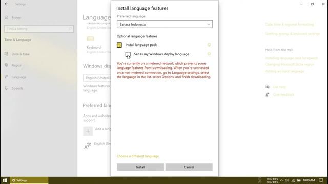Cara Mengubah Bahasa di Windows 10 | English ke Indonesia смотреть онлайн