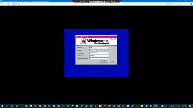 Установление пароля в Windows 2000 смотреть онлайн