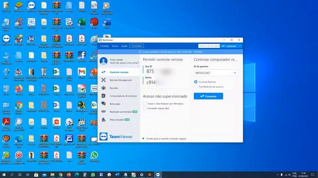 Instalação do TeamViewer & AnyDesk (ou executar sem instalar) смотреть онлайн