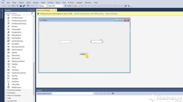 How to create windows form in C#. NET смотреть онлайн