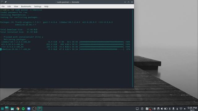 This is how to install KDENLIVE on arch based systems смотреть онлайн