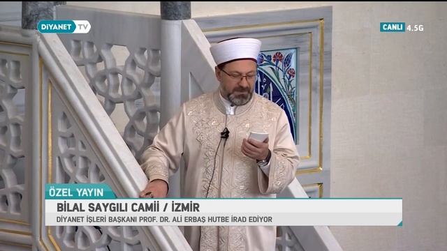 [Canlı Yayın] Cuma Hutbesi - Diyanet İşleri Başkanı Prof. Dr. Ali Erbaş hutbe irad ediyor смотреть онлайн