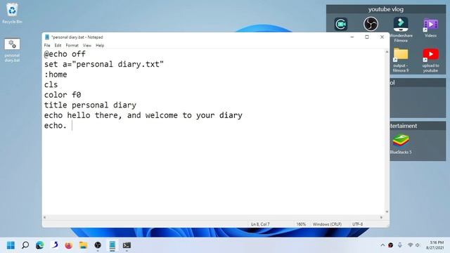 How To Create A Diary Program In Windows смотреть онлайн