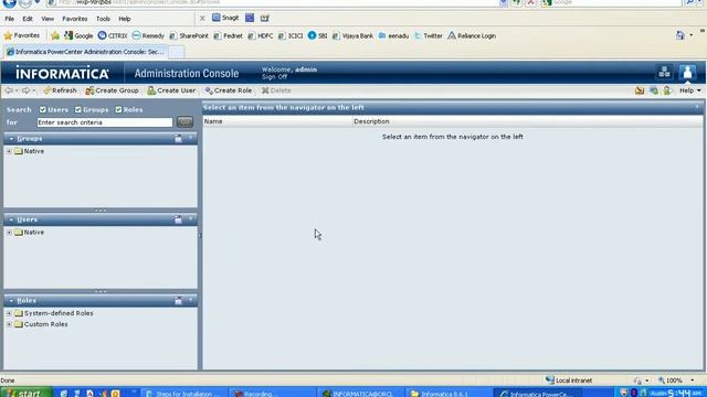 Informatica 8 6 1 Installation Steps by manish смотреть онлайн