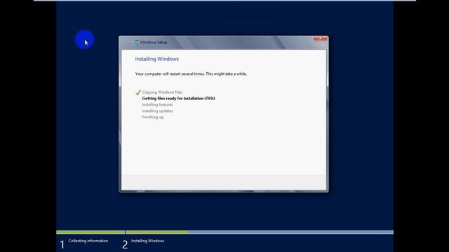 window server 2012 installation Tutorial by IBMS student смотреть онлайн