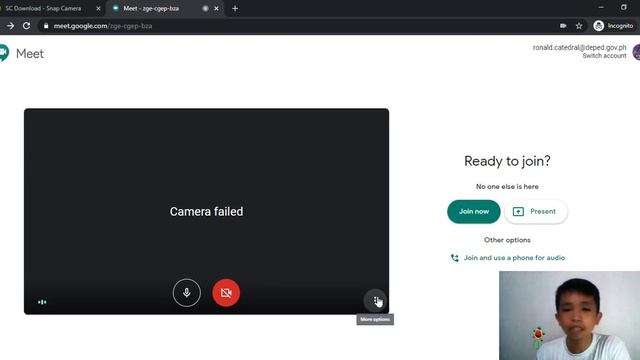 Snap Camera with Google Meet смотреть онлайн
