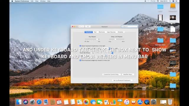 HOW TO ENABLE AND USE THE KEYBOARD VIEWER ON MAC IN HIGH SIERRA смотреть онлайн