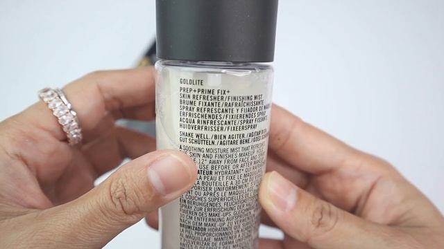 Setting Spray MAC Fix Plus Prep+Prime Fix+ Goldlite Brume Fixante